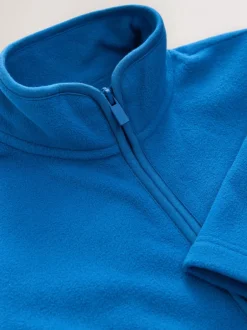 Schoolkleding|Schoolkleding*Next - Fleece jack met rits en zakken (3-16 jr) Blauw
