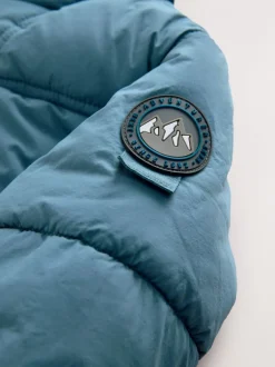 Jassen, Jacks En Kinderwagenpakjes|Jassen En Jacks*Next - Gewatteerde, regenbestendige jas met borgvoering (3mnd-7jr) Blauw