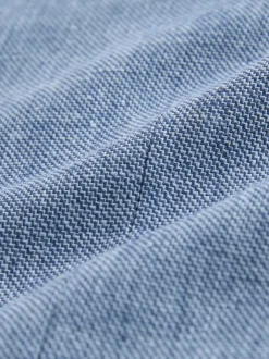 Vesten*Next - Gilet van linnenmix met textuur Blauw