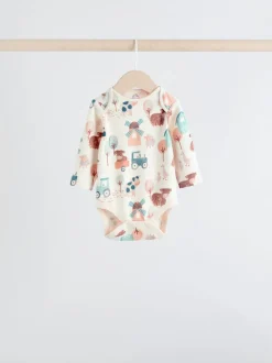 Rompertjes En Hemdjes|Next Blauw - Hamish-rompertjes met lange mouwen, 3 stuks