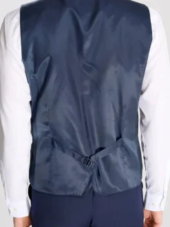Vesten*Harry Brown - Raffi Slim Fit Suit Waistcoat Blauw