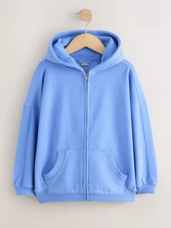 Sweaters En Hoody´S|Next Blauw - Hoodie met doorlopende rits (3-16 jr)