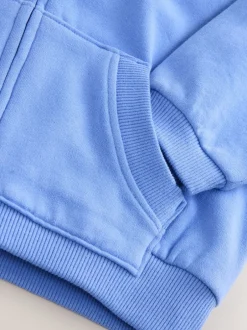 Sweaters En Hoody´S|Next Blauw - Hoodie met doorlopende rits (3-16 jr)