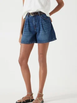 Shorts*Hush - Larissa Denim Shorts Blauw