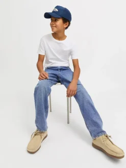 Jeans*JACK & JONES JUNIOR - Chris Relaxed Fit Jeans Blauw