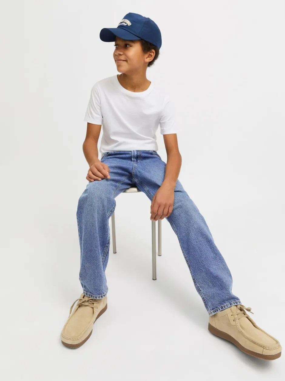 Jeans*JACK & JONES JUNIOR - Chris Relaxed Fit Jeans Blauw