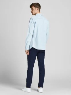 Broeken En Chino's|JACK & JONES - slim-fit chino Blauw