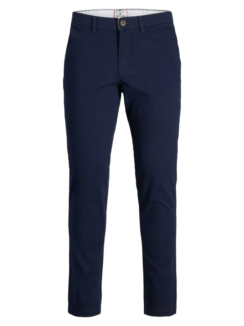 Broeken En Chino's|JACK & JONES - slim-fit chino Blauw