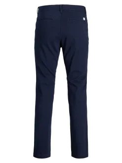Broeken En Chino's|JACK & JONES - slim-fit chino Blauw