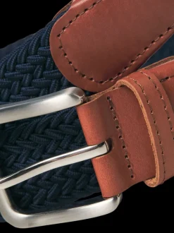 Riemen En Bretels|JACK & JONES - Woven Belt Blauw