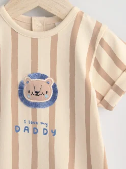 Rompertjes En Tuinbroeken|Next - Jersey babyrompertje Blauw