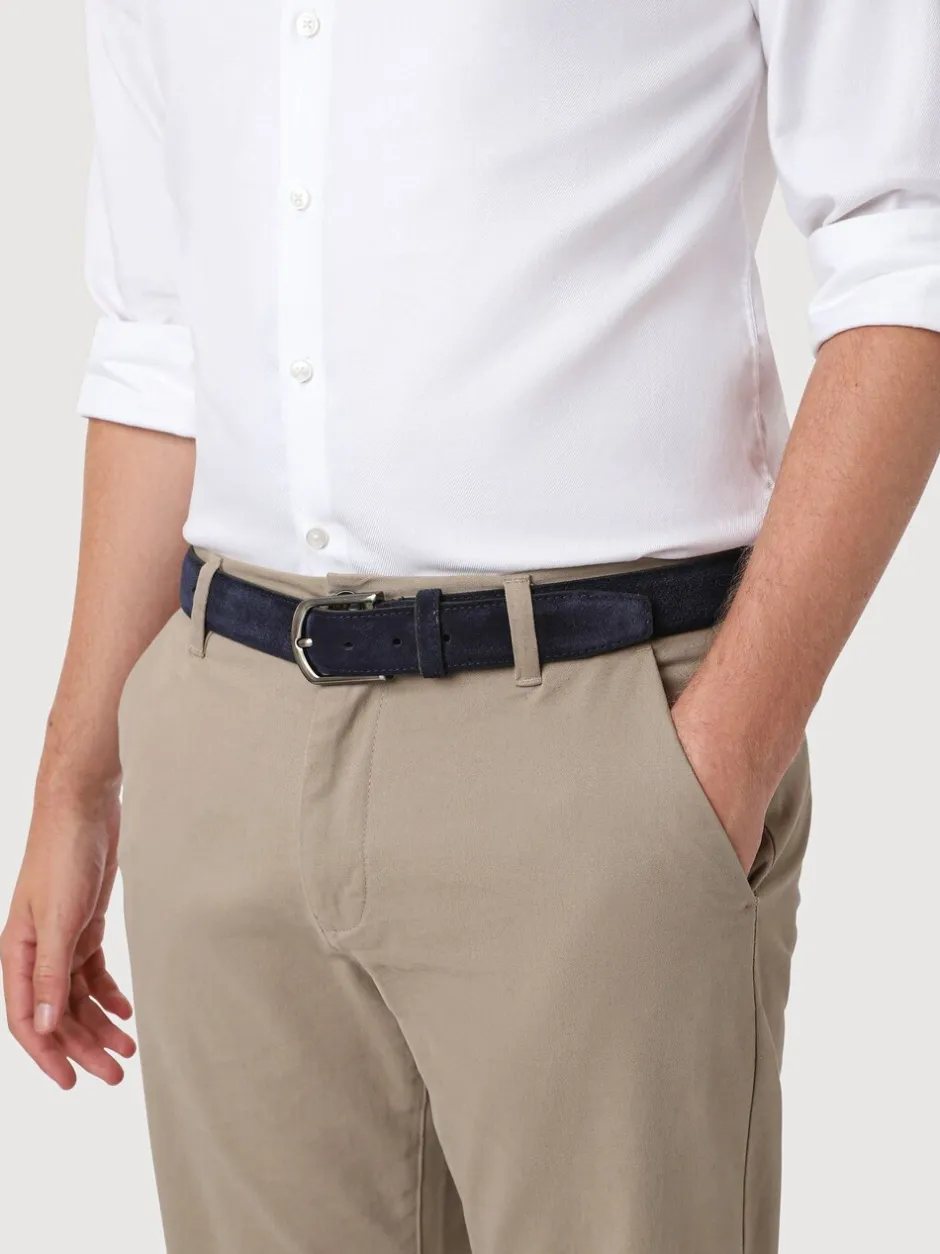 Riemen En Bretels*Jones Bootmaker - Unison Leather Belt Blauw