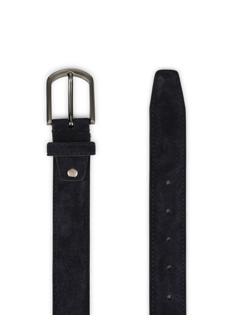 Riemen En Bretels*Jones Bootmaker - Unison Leather Belt Blauw