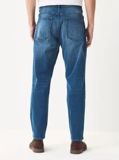 Jeans*Next Blauw - Klassieke stretchjeans met standaard taps toelopende pasvorm