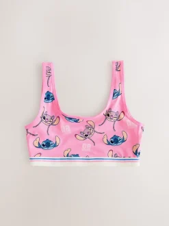 Alle Ondergoed|Next Blauw - Lilo And Stitch Disney Cropped Tops 3 Stuks (5-16jr)
