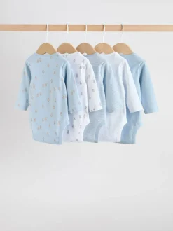 Rompertjes En Hemdjes|Rompertjes En Hemdjes*Next Blauw - Long Sleeved Baby Bear Bodysuit