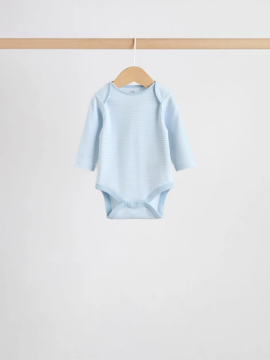 Rompertjes En Hemdjes|Rompertjes En Hemdjes*Next Blauw - Long Sleeved Baby Bear Bodysuit
