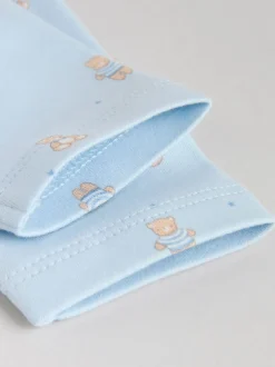 Rompertjes En Hemdjes|Rompertjes En Hemdjes*Next Blauw - Long Sleeved Baby Bear Bodysuit