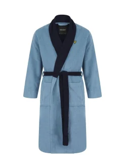 Kamerjassen En Badjassen*Lyle & Scott Blauw - Adrian badjas