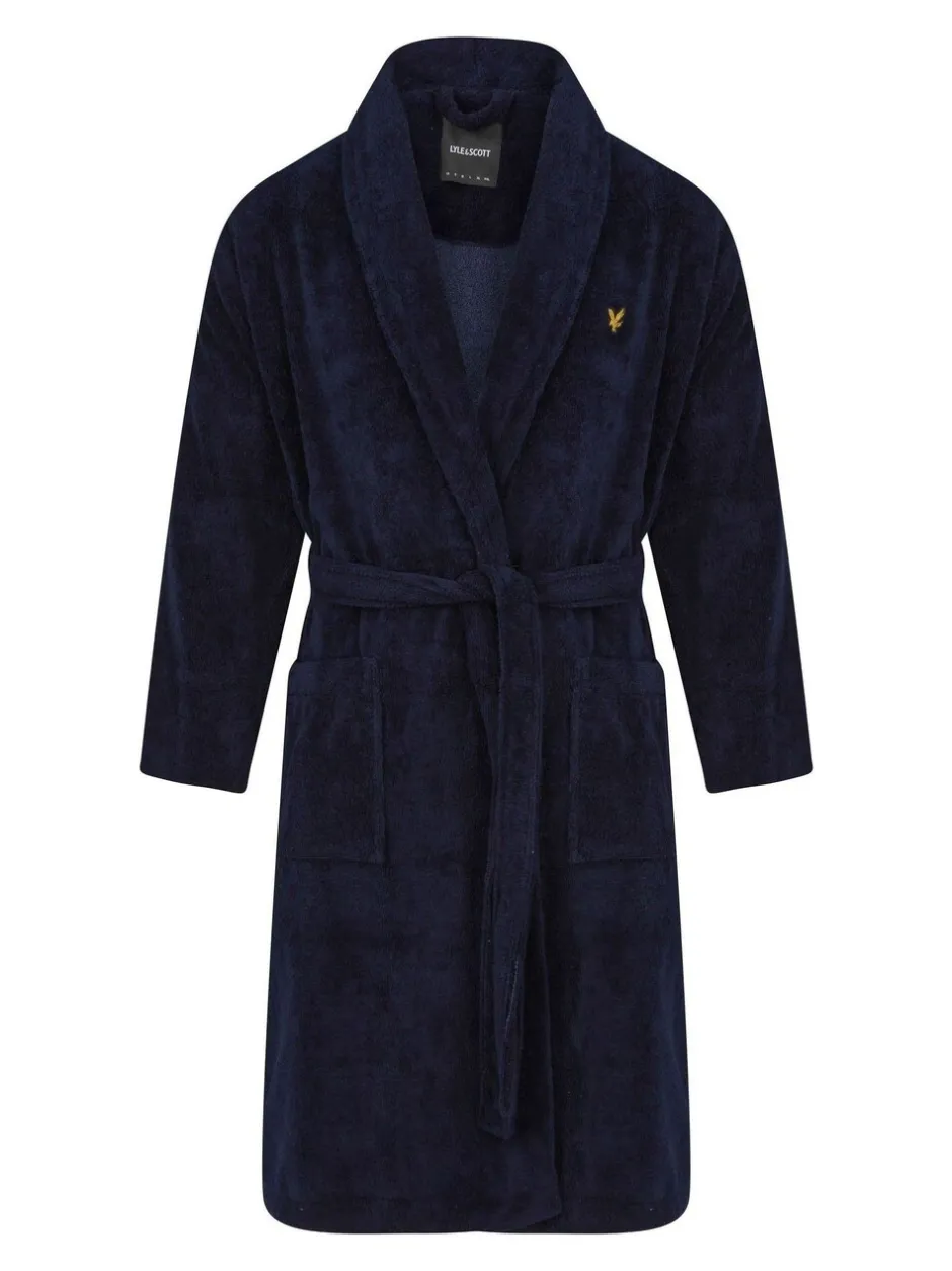 Kamerjassen En Badjassen|Lyle & Scott Blauw - kamerjas