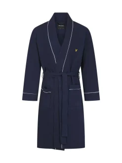 Kamerjassen En Badjassen|Lyle & Scott - Kobe Kimono Robe Blauw
