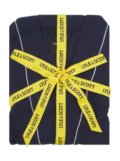 Kamerjassen En Badjassen|Lyle & Scott - Kobe Kimono Robe Blauw