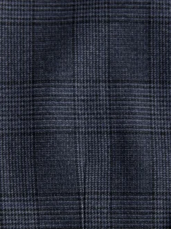 Vesten*Next Blauw - Maatgesneden kostuum met ruit: herenvest