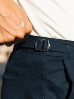 Broeken En Chino's*MAUVAIS - Beaufort stretchy chino's Blauw