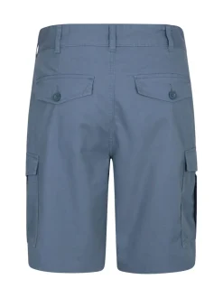 Shorts*Mountain Warehouse Blauw - Mens Lakeside 100% Cotton Cargo Shorts