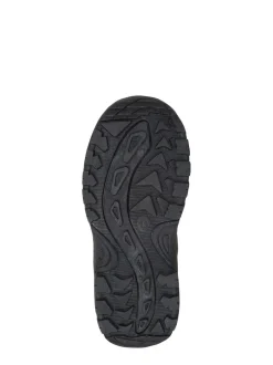 Boots*Mountain Warehouse - Caribou kindersneeuwlaarzen met enkele streep, sherpa voering en aangepaste pasvorm Blauw