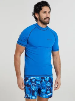 Badkleding|Mountain Warehouse - - UV surfhemd voor heren Blauw