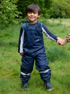 Tuinbroeken|Jumpsuits En Playsuits|Muddy Puddles - waterdichte geïsoleerde Puddleflex bretelbroek Blauw