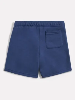 Shorts|New Balance - Kids Brush Back Stacked Logo Shorts Blauw