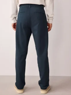 Broeken En Chino's*Next - Normale Pasvorm - Stretchy chino Blauw