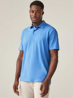 Poloshirts|T-Shirts En Hemden*Next Blauw - Normale Pasvorm - Set van 5 jersey poloshirts met korte mouwen
