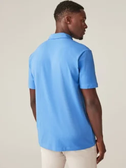 Poloshirts|T-Shirts En Hemden*Next Blauw - Normale Pasvorm - Set van 5 jersey poloshirts met korte mouwen
