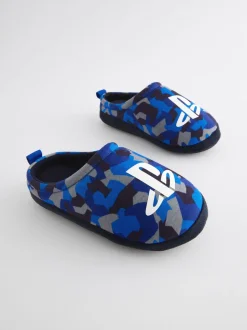 Pantoffels|Next Blauw - Playstation Slipper Mules