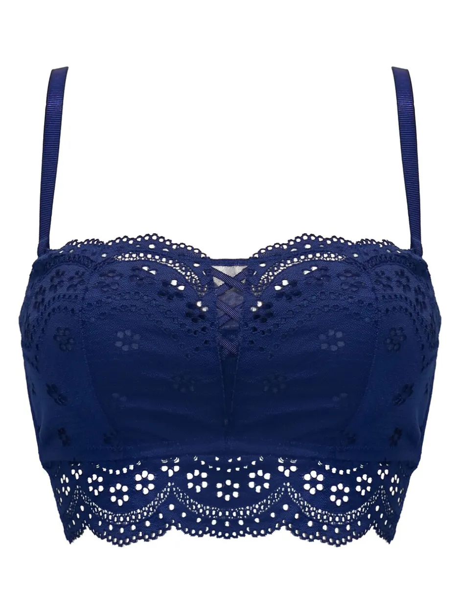 Beha's*Pour Moi - Swoon beugelbustierbeha Blauw
