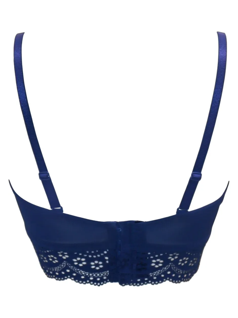 Beha's*Pour Moi - Swoon beugelbustierbeha Blauw