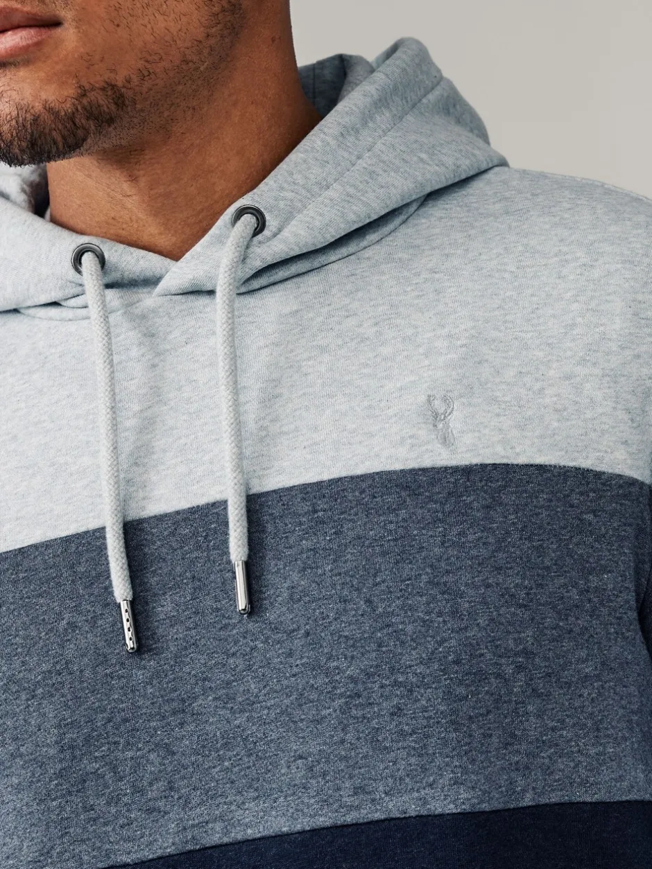 Sweaters En Hoody´S|Sweaters En Hoody´S*Next - Pullover-hoody - Sweatshirt met colourblocking Blauw