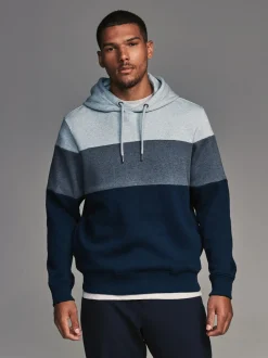 Sweaters En Hoody´S|Sweaters En Hoody´S*Next - Pullover-hoody - Sweatshirt met colourblocking Blauw