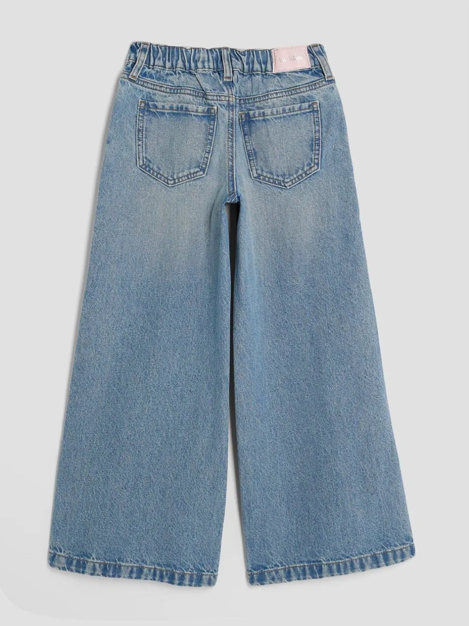 Jeans|River Island - Wide Leg Jeans Blauw