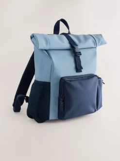 Tassen*Next - Rolltop rugzak Blauw