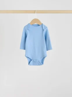 Rompertjes En Hemdjes|Rompertjes En Hemdjes|Next Blauw - Rompertjes met lange mouwen