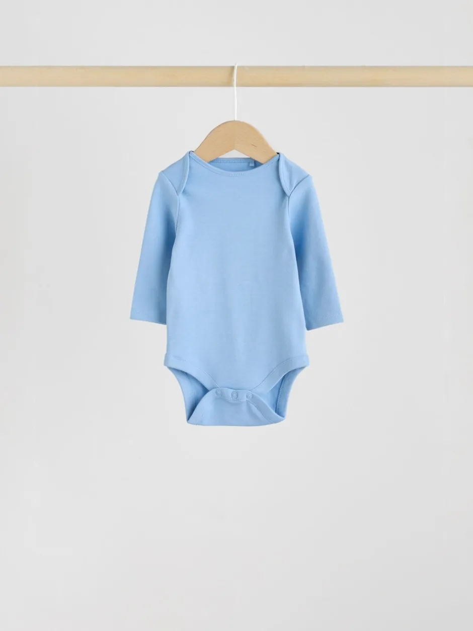 Rompertjes En Hemdjes|Rompertjes En Hemdjes|Next Blauw - Rompertjes met lange mouwen