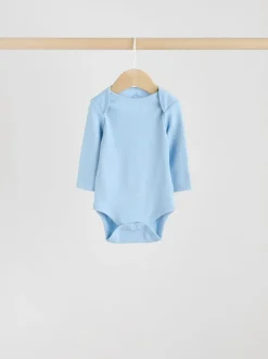 Rompertjes En Hemdjes|Rompertjes En Hemdjes|Next Blauw - Rompertjes met lange mouwen