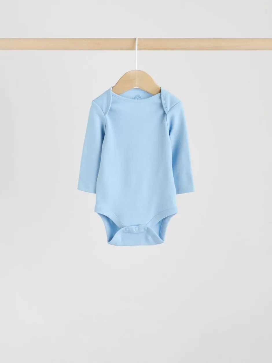 Rompertjes En Hemdjes|Rompertjes En Hemdjes|Next Blauw - Rompertjes met lange mouwen