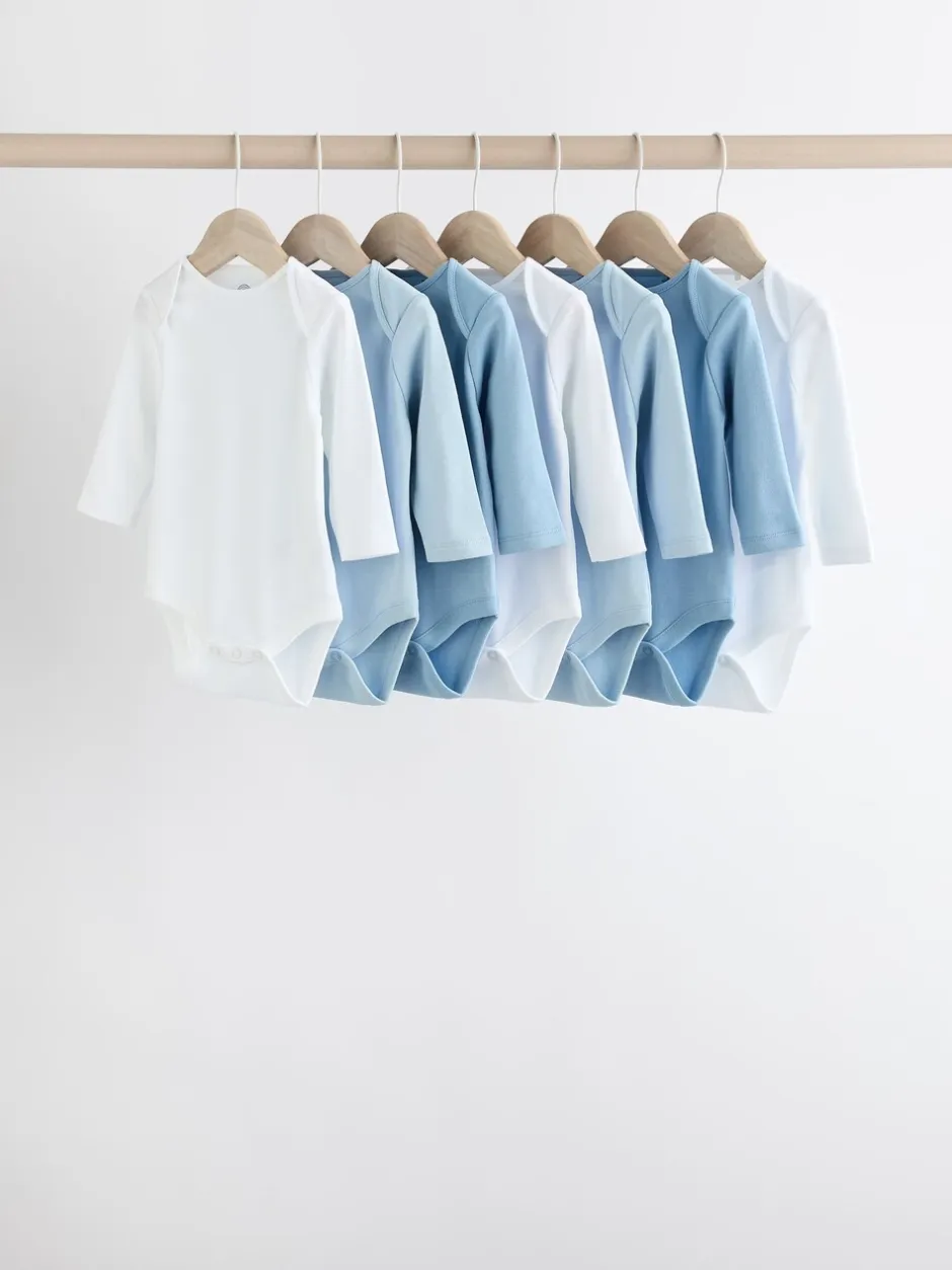 Rompertjes En Hemdjes|Rompertjes En Hemdjes*Next Blauw - Rompertjes met lange mouwen