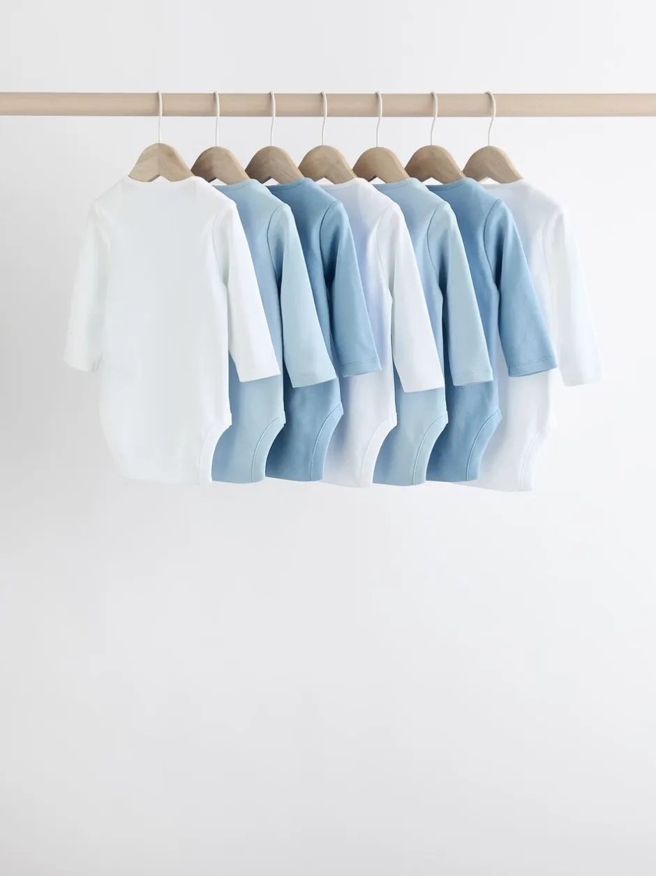 Rompertjes En Hemdjes|Rompertjes En Hemdjes*Next Blauw - Rompertjes met lange mouwen