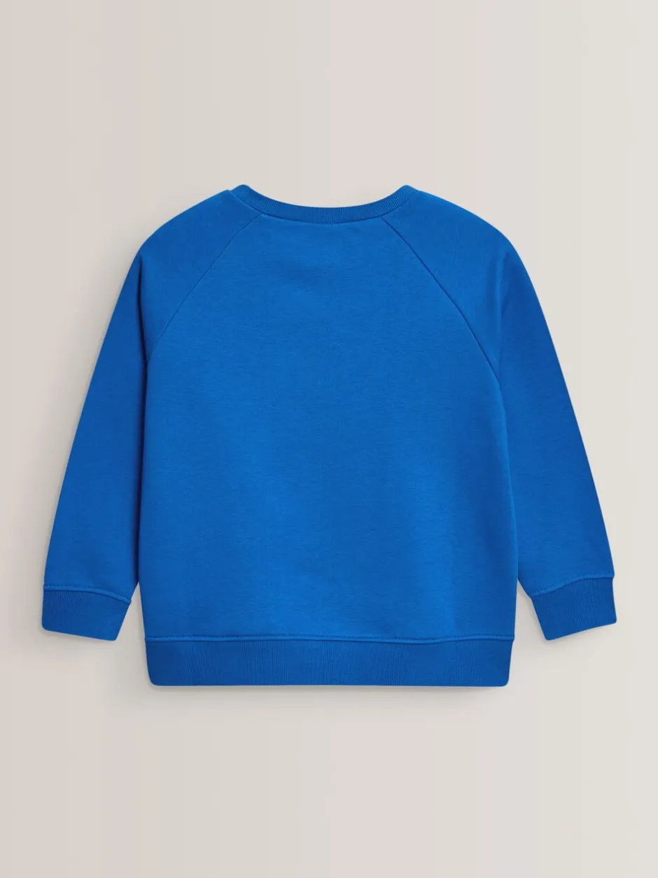 Schoolkleding|Next Blauw - Schoolsweater met ronde hals (3-17jr)
